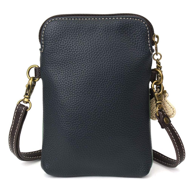 CHALA Dazzled Cell Phone Crossbody Purse-Women PU Leather Multicolor Handbag with Adjustable Strap - Mermaid Tail - teal - Image 2